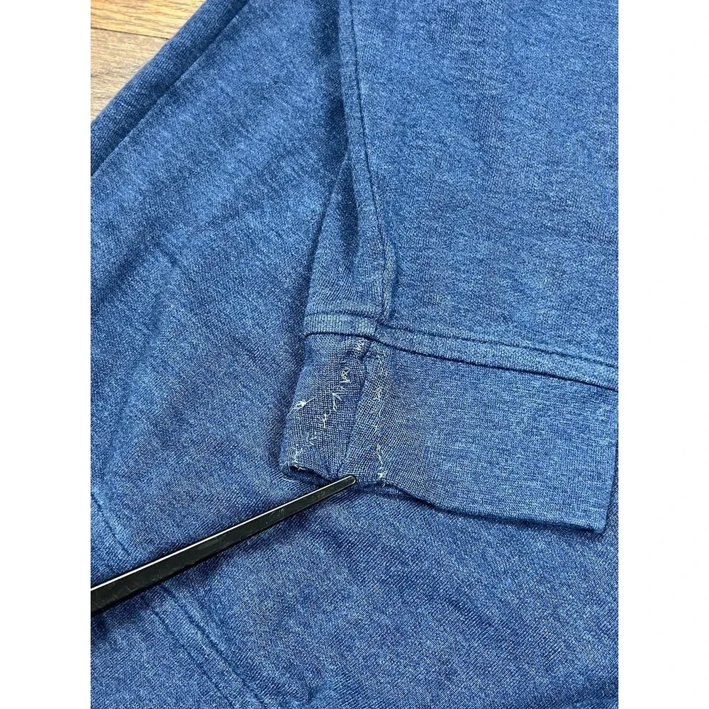Peter Millar 1/4 Zip Pullover‎ Sweater Golf Heavyweight Blue Men's Size Large